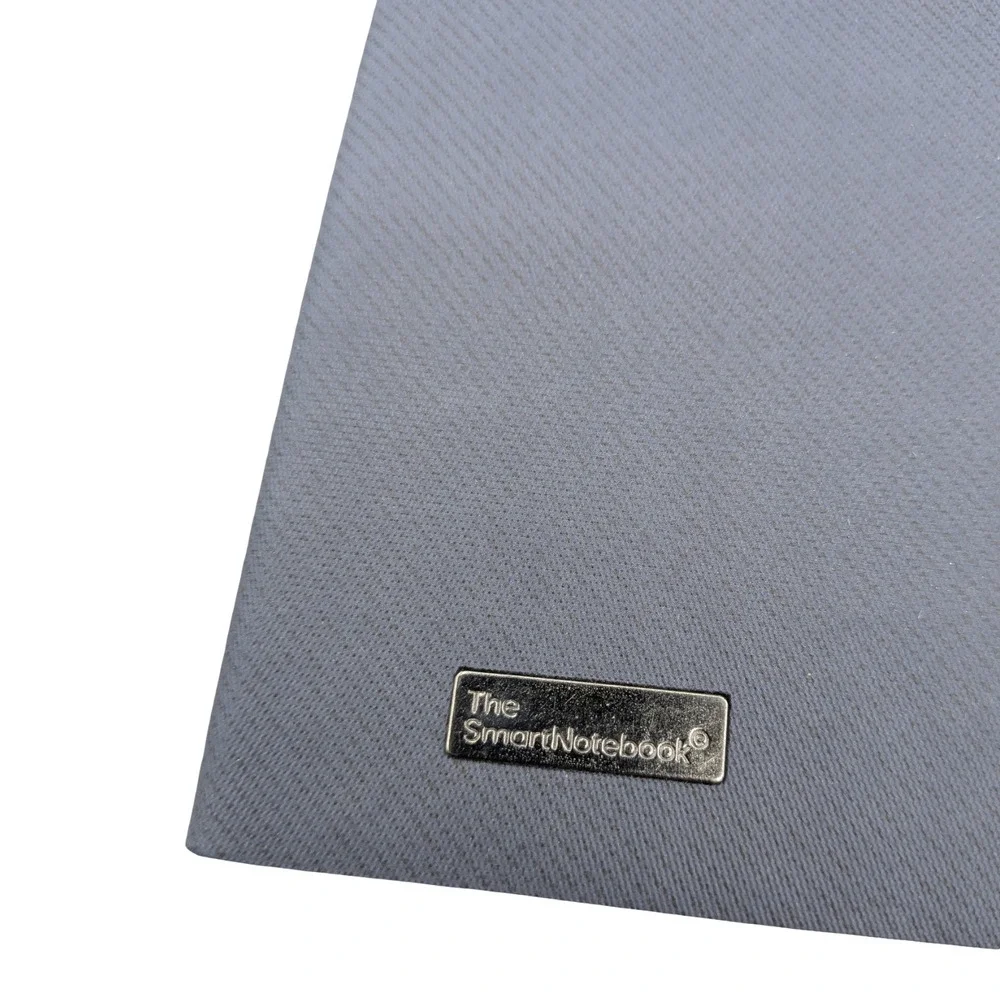 Chubb The SmartNotebook Set of 2 Gray Blue Elastic Band Dotted‎ Paper QR Code